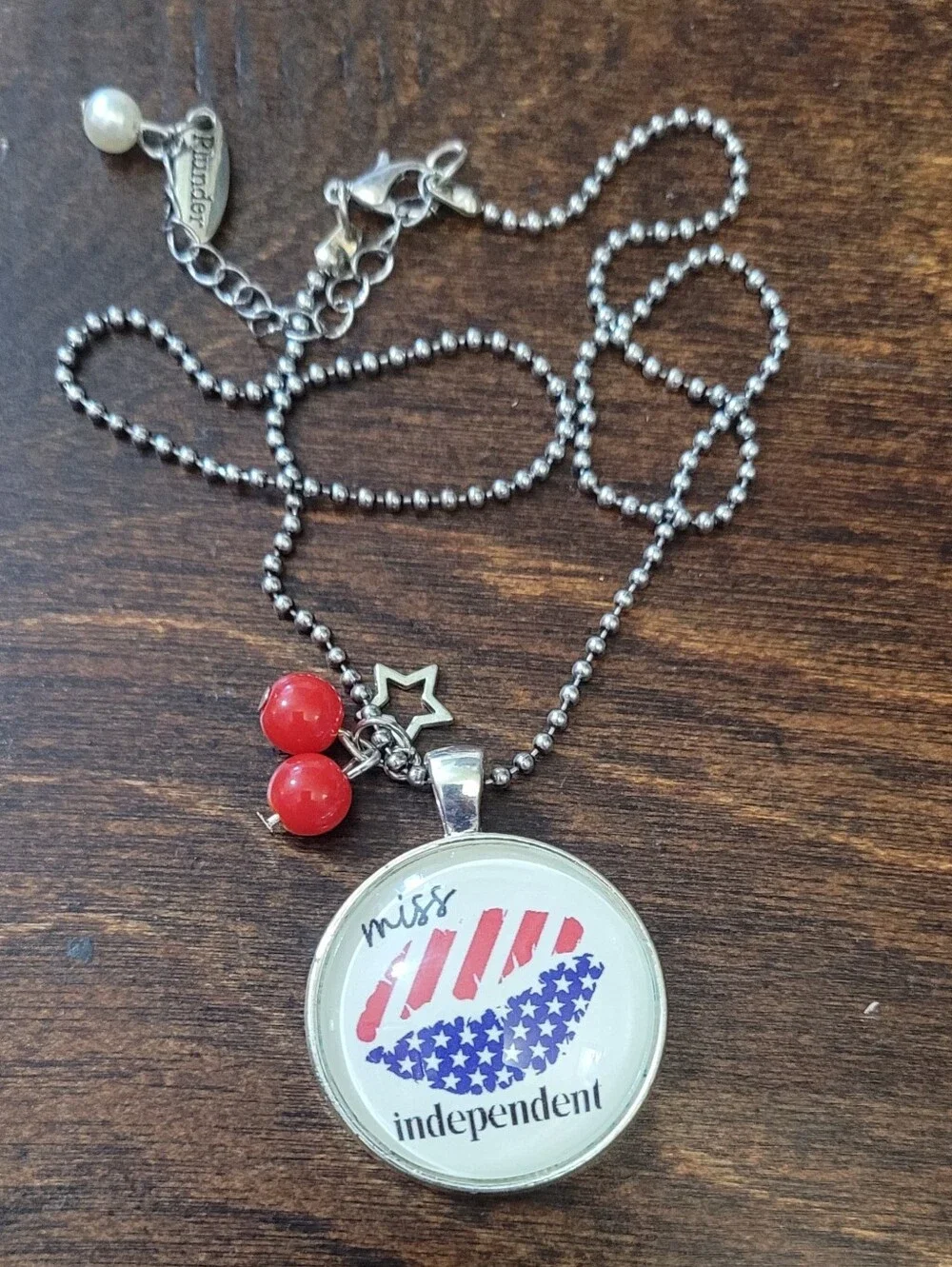 (12) PLUNDER Silver-Tone Miss Independent Necklaces